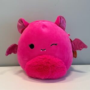 Brand New Suzette Pink Bat Squishmallow Plush Toy
